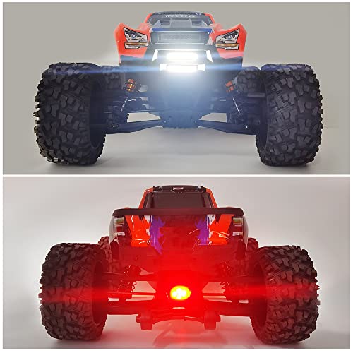 1:5 RC LED Light Kit Headlight Taillights Front/Rear Lamp Upgrades for 1/5th Scale X-MAXX RC Crawler Car Parts