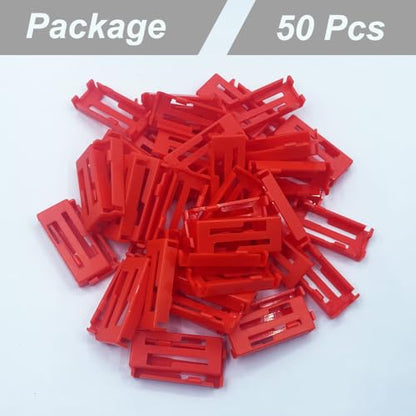 50 Pack Servo Extension Cable Servo Clip Lock Cable Safety Connector Lead Wire Holder Buckle for RC Servo Cable Y Cable Jr Servo Connection