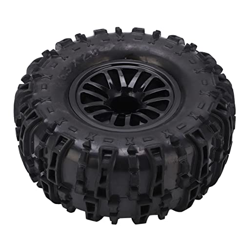 4Pcs RC Car 155mm Tires Wheel Rim Set Durable Rubber for 1/8 1/10 Short Course Truck