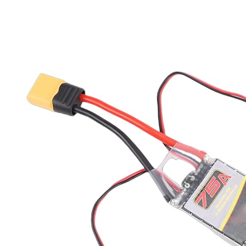 75A Brushless ESC, Electronic Speed Controller LiPo Sensorless Brushless Motor for RC Car Truck Boat Model