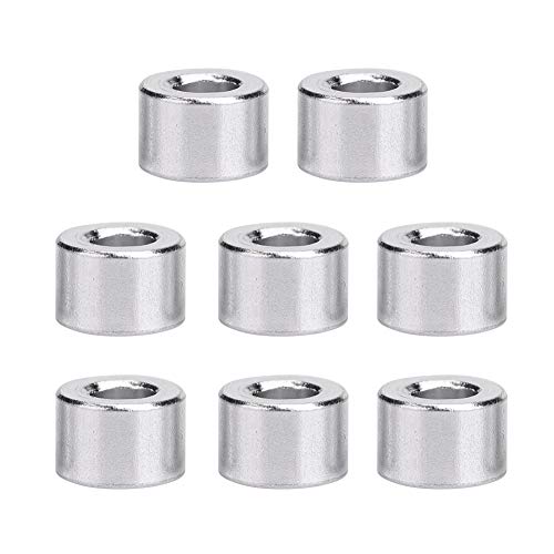 Cosiki Spacers, Spacer, 8pcs/Set RC Spacer Axial SCX10 RC Car Aluminium Alloy Washer Soild RC Shock Damper Spacer for RC Crawler, RC Truck, RC Car