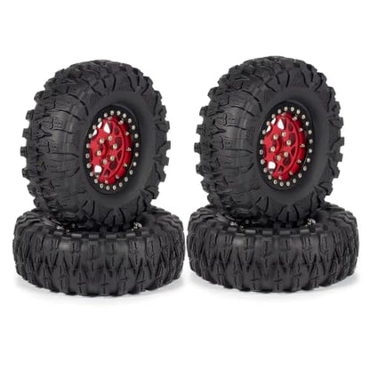 Compatible with SCX10 for Capra for Wraith for TRX4 D90 86190 AXX4 YK4103 ZP1001 1/10 RC Crawler Trucks Parts 2.2'' 120 * 45mm Rubber Tyre RC Assortment