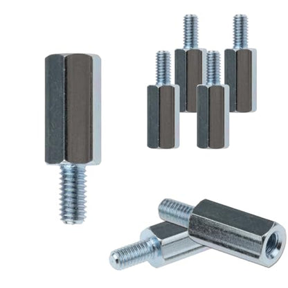 Kado M4x14mm Hex Stainless Steel Standoff Spacer Screw Nut Bolt Set 64pcs | Wall Mount Spacer Adapter for Desktop/Portable Monitor, Motherboard Prototyping Accessories for PCB, Computer & Circuit Board - style: 64-Pack