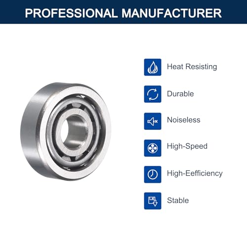 2 Pack 30200 Tapered Roller Bearing Cone and Cup Set | 10mm Bore 30mm OD 12mm Cup Width, Chrome Steel Wheel Bearings, ABEC-3 - size: 30200