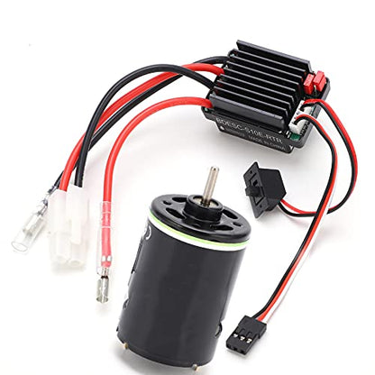 Generic 540 Brushed Motor 320A ESC Combo Set High Low Noise for RC Crawler Drift Cars Durable Long Life (27T) - size: 27T