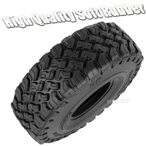 RC 1.9In Soft Rubber Wheel Tires for 1/10 RC Crawler Car SCX10 SCX10 II 90046 SCX10 III AXI03007 SCX10 Pro TRX4 TRX6 D90 Gen7/8 VS4-10 MST CFX,BRCatWPark 4Pcs Soft Rubber Wheel Tires-(F) - style: 4Pcs 1.9 Rubber Wheel - (F)