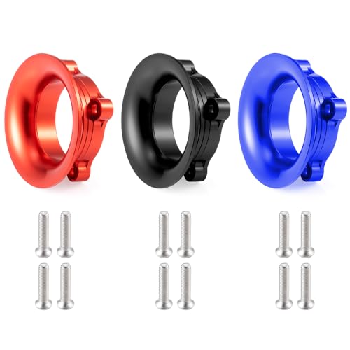 MORLORDY 25mm RC Car Cooling Fan Cover Air Inlet Channel for 1/10 Sakura D4 Drift Car Upgrade Part Upgrade Parts (Blue) - color: Blue
