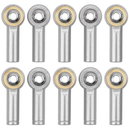 10Pack Vgoohobby Aluminum CW CCW M3 Link Rod Tie Rod End Ball Head Joint Holder 26mm Compatible with Axial Redcat HSP Traxxas HPI 1/10 RC Car Truck DIY Robot Boat Airplane (Silver) - color: Silver