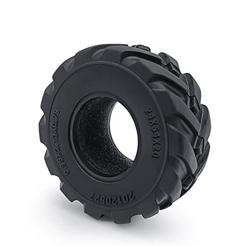 1.0inches Mud Tires 4pcs 54mm Rubber Crawler Wheel Tires for 1/18 TRX4M 1/24 Axial Scx24 Deadbolt C10 JLU CRC B-17 AXI00005 AXI00006 Upgrade - size: 54mm