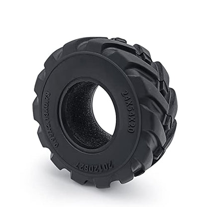 1.0inches Mud Tires 4pcs 54mm Rubber Crawler Wheel Tires for 1/18 TRX4M 1/24 Axial Scx24 Deadbolt C10 JLU CRC B-17 AXI00005 AXI00006 Upgrade - size: 54mm