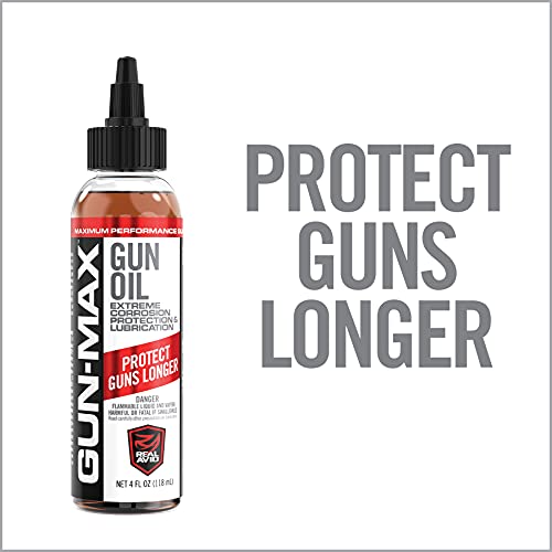 Real Avid Gun Oil - 4 Ounce Gun Oil Bottle - Elite Gun Cleaning Oil - All-in-One Shooter Lube Rust Protectant & Gun Lubricant - Premium Gun Lube - color: Clear, size: 4oz BOTTLE liquid