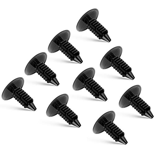 GOOACC Nylon Bumper Fastener Rivet Clips Fender& Bumper Shield Retainer for GM, Ford & Chrysler 7mm Hole Retainer Auto Body Clips - 100PCS - color: 100Pcs Clips-7mm