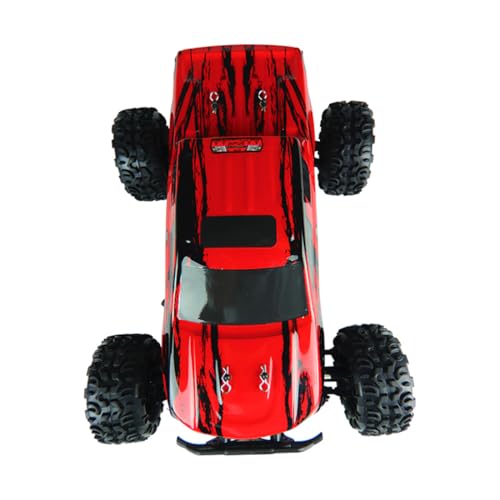 Helixsun VRX RH101 1/10 Scale 4WD Monster Truck 18CXP Nitro 2.4G High-Speed RC Car, Agile Steering, Smooth Ride - R0066 RTR Version - color: Red