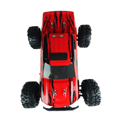 Helixsun VRX RH101 1/10 Scale 4WD Monster Truck 18CXP Nitro 2.4G High-Speed RC Car, Agile Steering, Smooth Ride - R0066 RTR Version - color: Red