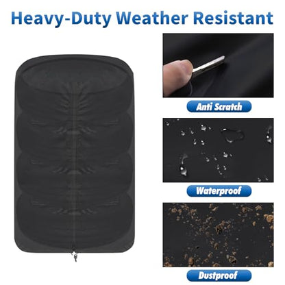 KALINCO Tire Cover, Waterproof Tire Storage Bag, Dust-Proof Seasonal Tire Cover, Fits up to Diameter 28" Tires, 2 Pack - size: Fits up to 28" Tires