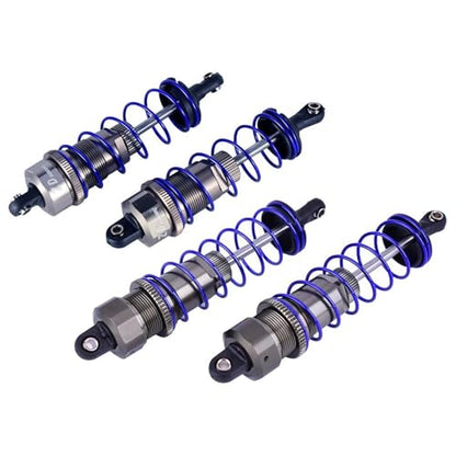 RC Car Parts Compatible with Axial for HPI for Hobao for HSP 1/10 RC for Buggy Crawler Parts Shock Absorber 92mm Front 105mm Rear Oil Damper Absorber(Front) - size: Front