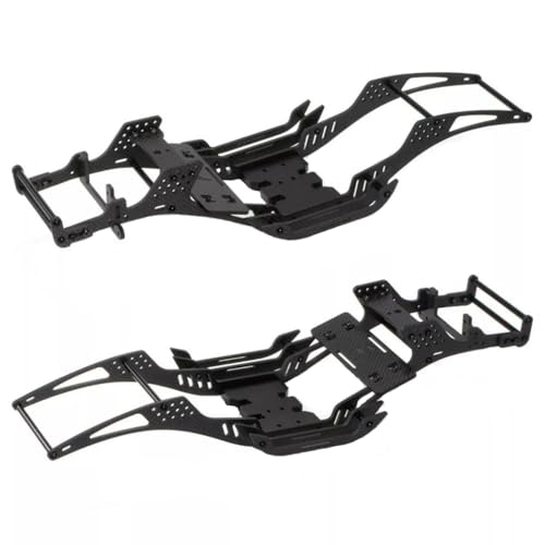 RC Chassis Kit Frame Girder LCG Carbon Fiber for 1/10 RC Rock Crawle,Lightweight Thickened Cheater Rigs Frame Rails for 1/10 RC Rock Crawler Axial SCX10