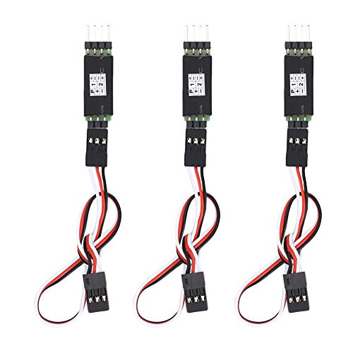 RC Controller Switch, 3 Pcs RC Receiver Controlled Switch Third Channel RC Light Remote Control Receiver Cord Switch Accessory for RC Toys Cars Trucks Crawlers
