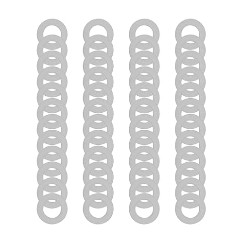 M8x14mm Precision Shim Washers for Robotics, 48 Pcs 304 Stainless Steel | 0.1, 0.2, 0.3 and 0.5mm, 12 pcs each, thin spacers for M8 bolts, electronics, mechanical projects and component alignment - size: M8X14