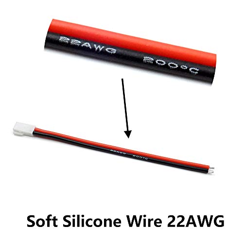 10 Pairs 2.0mm Spade 2P Cable 8cm Lead Plug Connector Male and Female for 1S Lipo Battery Charging Drone Syma X5C X5SW SNAPTAIN S5C