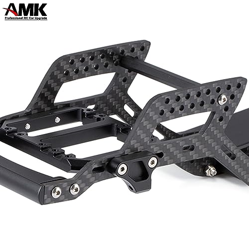 AMK Aluminum Alloy SCX10 II Servo Mounting Bracket LCG Frame Bumper Mount for Axial SCX10 Upgrades Element Enduro(Servo Mount) - color: Servo Mount