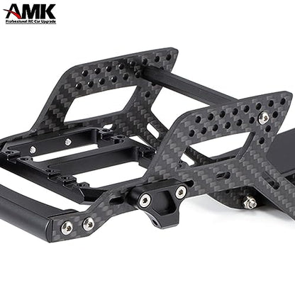 AMK Aluminum Alloy SCX10 II Servo Mounting Bracket LCG Frame Bumper Mount for Axial SCX10 Upgrades Element Enduro(Servo Mount) - color: Servo Mount