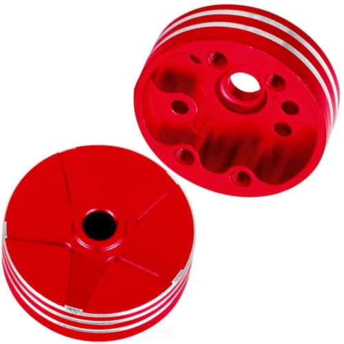 RC Differential Case Upgrades Part for 1/10 Slash 2WD VXL,Stampede 2WD VXL XL-5,Rustler 2WD VXL XL-5,Bandit 2WD VXL,Aluminum Alloy Differential Case Hop Ups,Red - color: Red - (Upgrades)