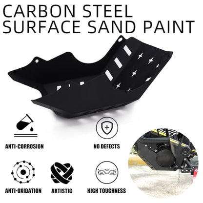 Engine Guard Skid Plate for Talaria Sting MX3 MX4 MX4 EVO/EXPER, Engine Bash Bottom Guard Cover Protector, Lower Frame Guard Replacement Engine Chassis Protection Kit for Talaria