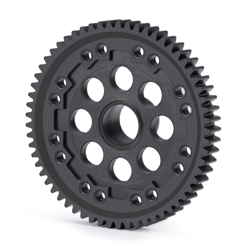 Steel Spur Gear (61T/M0.8/32P) for Arrma 1/10 Gorgon 4X2 Mega 550 | Brushed Monster Truck RTR-ARA3230 RC Car Upgrade Parts Medium Main Gears