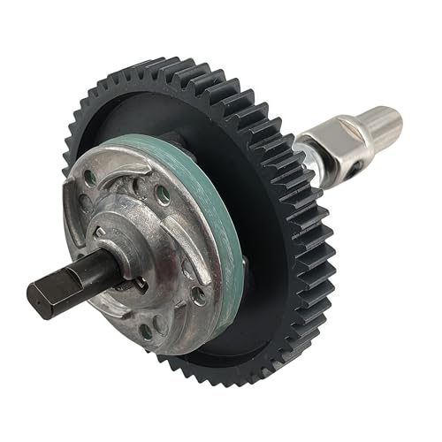 54T Steel Differential Gear with Slipper Clutch for Slash Stampede Rustler | 32P,15T 17T 19T Pinion Set,4X4,6878,Pre-Assembled,Direct Replacement,High Strength,Wear Resistant
