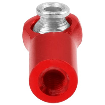 10Pcs ShareGoo M4 Ball Joint,M4 Tie Rod End 4mm Thread 4.0xL22mm Ball Head Holder Link Compatible with Arrma kraton Senton Axial SCX10 Traxxas 1/10 RC Car (Red) - color: Red