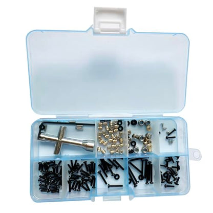 1 Box Screws Case Set Assorted Nut Gasket Tool Kit for FMS Power Wagon FCX24 1/24 RC Car Accessory Part Accessory
