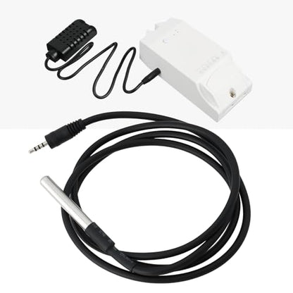 ECSiNG DS18-B20 Temperature Sensor -10°C to 85°C with 2.5mm Connecter 1m Compatible with Sonoff TH10/16