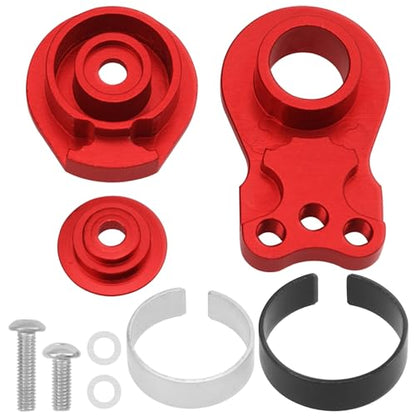 2Pcs Vgoohobby Aluminum RC 25T Servo Saver Adjustable Hi-Torque Servo Saver Compatible with Futaba Tamiya Servos 1/10 Traxxas TRX4 TRX6 SCX10 Capra RC Car (Red) - color: Red