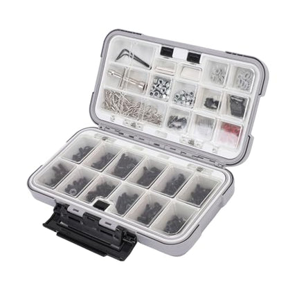 Alomejor RC Screw Kit, Stainless Steel M3 M4 Fasteners for 1/8 1/10 RC Trucks Crawlers Off Road Vehicles