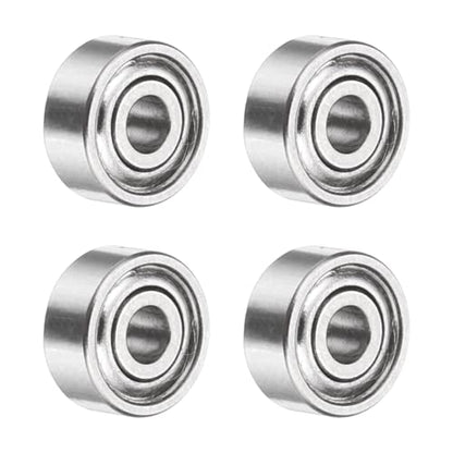 uxcell 4Pcs SMR62ZZ Deep Groove Ball Bearings, 2x6x2.5mm 440C Stainless Steel Double Shielded Bearings, ABEC 5 - size: 2x6x2.5mm