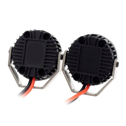 MEUS RACING RC Car LED Lights Kit - 1/10 Scale RC Crawler Accessories for Axial SCX10, Wraith, Traxxas TRX4 & TRX6, Redcat Gen8 Upgrades Parts (2pcs Hive Lights) - style: 2pcs Hive Lights
