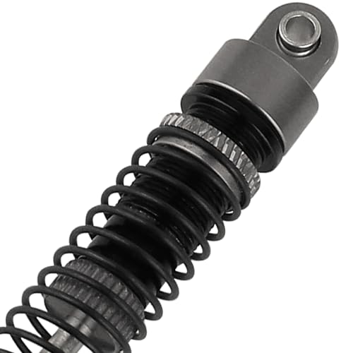 53mm 59mm 66mm 78mm Aluminum Long Threaded Shocks Absorbers Oil Damper for 1/18 RC Crawler TRX4M TRX-4M KUpgrade Parts (53mm-gray) - color: 53mm-gray