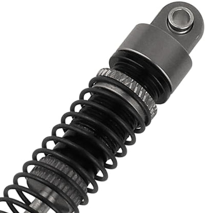 53mm 59mm 66mm 78mm Aluminum Long Threaded Shocks Absorbers Oil Damper for 1/18 RC Crawler TRX4M TRX-4M KUpgrade Parts (53mm-gray) - color: 53mm-gray
