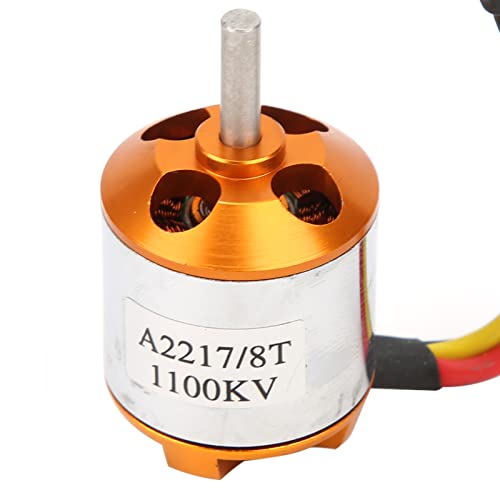 RC Plane Motor Kit for RC Plane Helicopter, 1060 Propeller RC Brushless Motor 2217 KV1100 Motors 40A XT60 ESC Plane Kit for Remote Control Helicopte