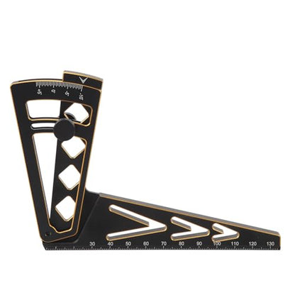 Srliya RC Car Inclined Ruler Multifunctional Ride Height Gauge Camber Gauge Multi Angle Measuring Tool