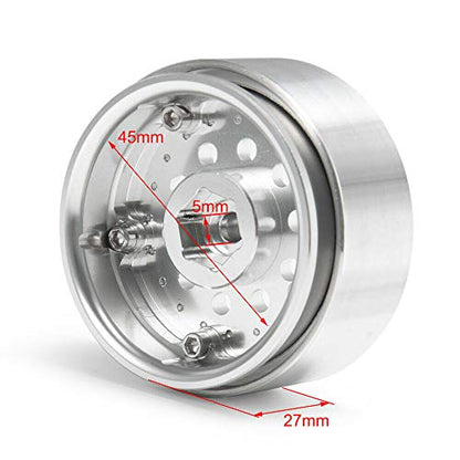 1.9" Alloy Beadlock Wheel Rims for 1/10 RC4WD D90 SCX10 SCX10 III AXI03007
