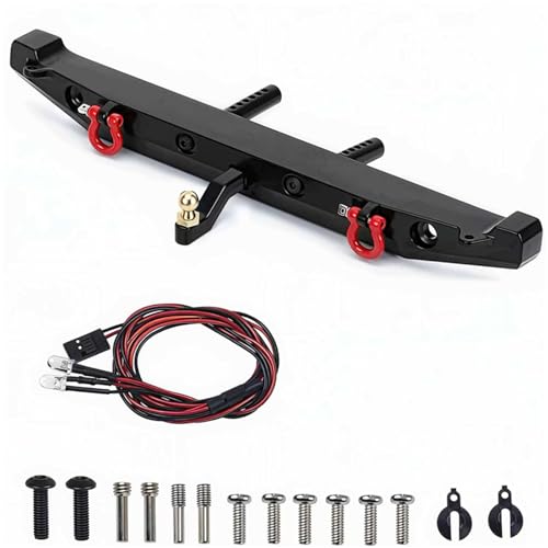 Aluminum Rear Bumper Upgrade for TRX-4 Axial SCX10 90046 90047 SCX10 II 1/10 RC Crawler