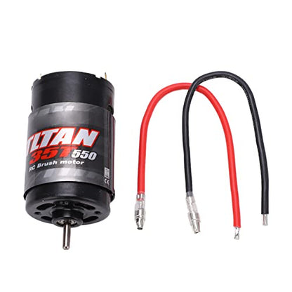 550 Brushed Motor 320A Two Way ESC Set 35T fit for RC Car Crawler Off Road Vehicle High Performance Combo with Easy Wiring Options Enhanced Stability System - size: 35T