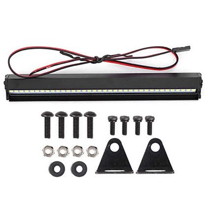RC LED Light Bar Kit Simulation Roof Lamp 36 LED Lights Bar Easy Installation for SCX10 90046 D90 1/10 RC Crawler Car