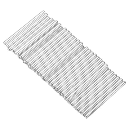 MECCANIXITY 40pcs 2mmx30mm Toys Shaft Round Rod Axles Drive Shaft for DIY RC Car Truck Boat Helicopter Model Part, Silver - size: 2mmx30mm