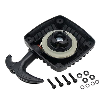 32CC 35CC 36CC Engine Easy-Start Dustproof Pull Starter (Black) | for 1/5 HPI ROFUN ROVAN KM Baja LT FG GoPed RedCat Rc Parts - color: Black