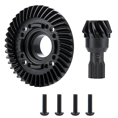 Steel Rear Differential 13T 42T Gears Set for Tra-xxas X Maxx 6S/8S | XRT 8S Monster 1:5 RC Car Truck Upgrades - style: Rear Pinion Gear +Diff Ring