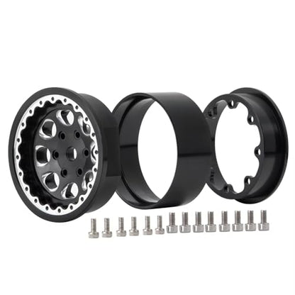 Parts For Axial For SCX10 D90 CC01 1/10 Aluminum Alloy 1.9 Inch Beadlock Wheel Rim Hubs RC Crawler Car Truck Model Upgrade Parts