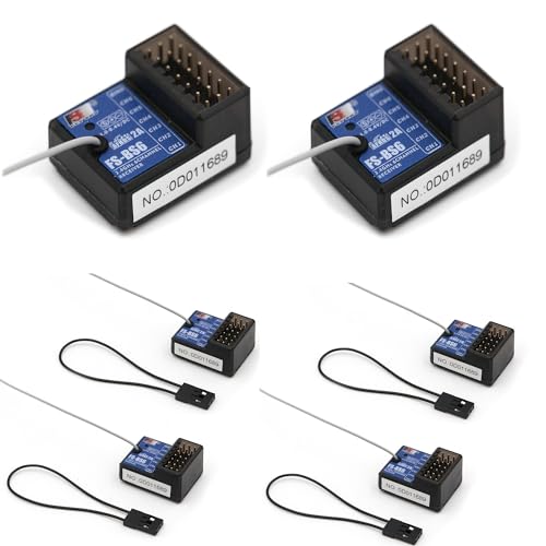 Flysky FS-BS6 6 Channels Receiver with Gyro Stabilization System | For FS-GT5 Remote Controller Radio Transmitter RC Car - style: 6pcs FS-BS6